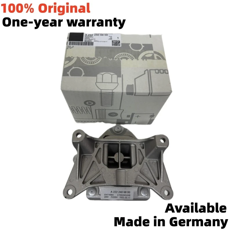 Original A2222406800 Rear Transmission Gearbox Mount For MERCEDES-BENZ  S-Class W222 S560 4.0L V8 - Gas S450 3.0L V6 - Gas