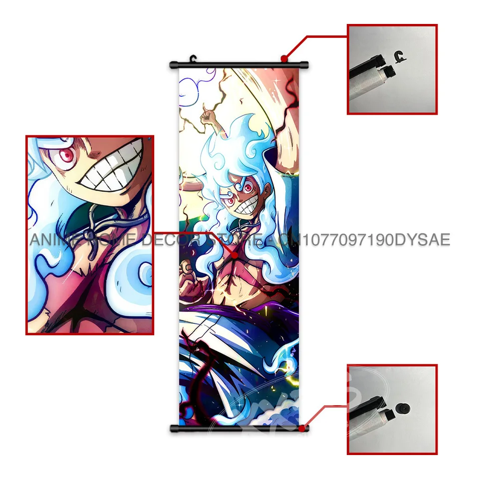 ONE PIECE Poster Monkey D.Luffy Gear 5 Home Decor Roronoa Zoro