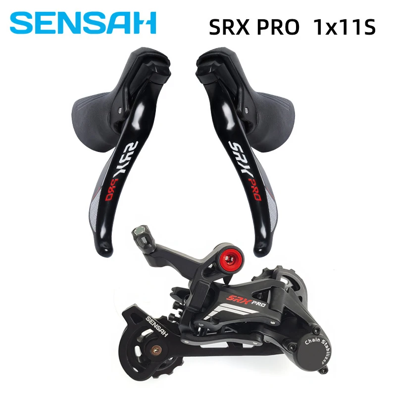 

SENSAH SRX PRO 1x11 Speed Road Bikes Derailleurs Groupset STI R/L Shifter Lever and Rear Derailleurs Cyclo-Cross Bicycle Parts