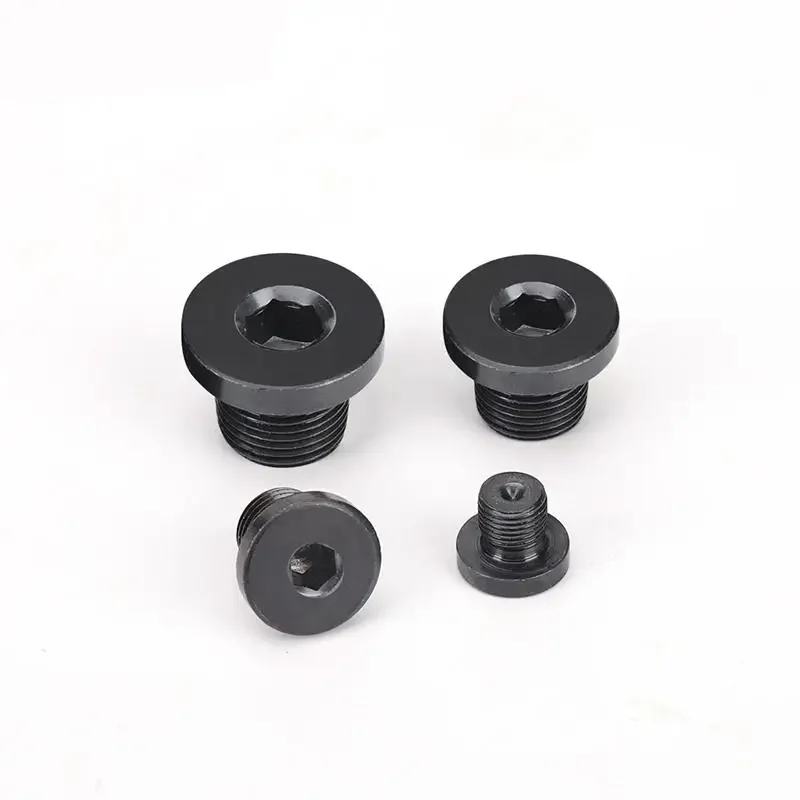 M8 M10 M12 M14 Carbon Steel End Plug Cap With Flange Hex Socket Hydraulic Water Steam Oil Gas