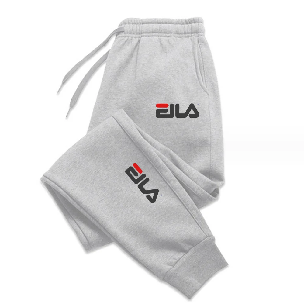 

Men's Trousers Pants Printed Fashion Drawstring Casual Male Outdoor fleece warm Sweatpants Jogging Sports Pants Autumn Winter
