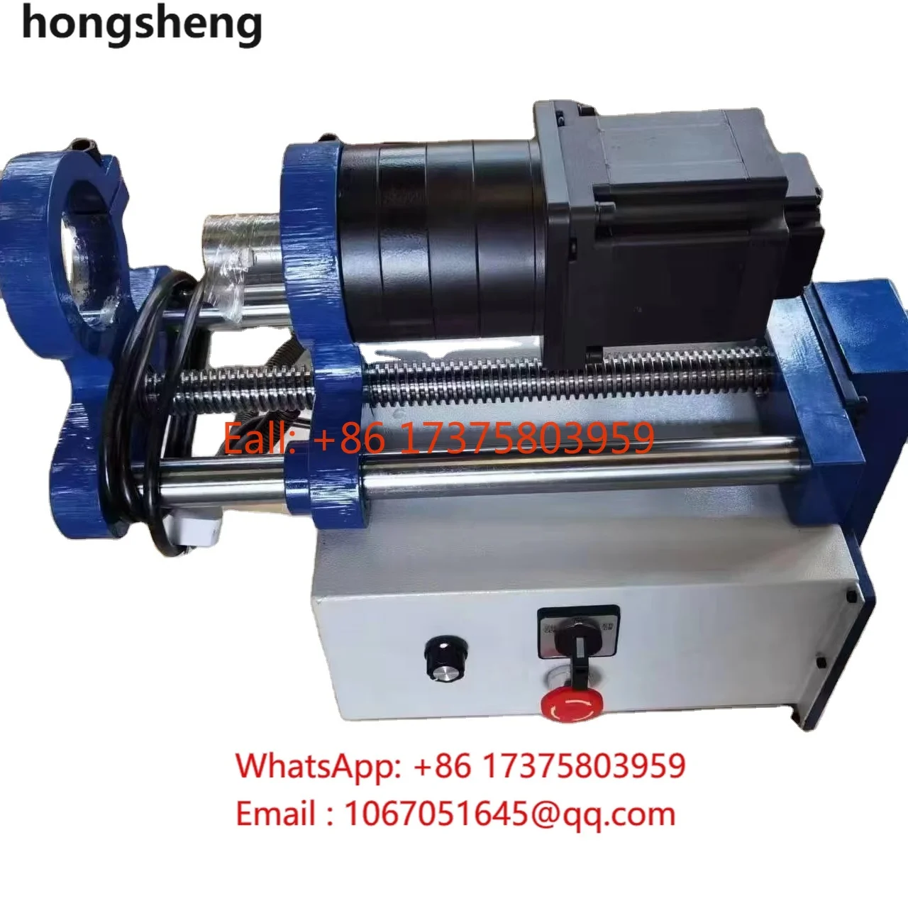 Portable boring machine hydraulic crawler connecting rod press four column portable crawler pin press excavator