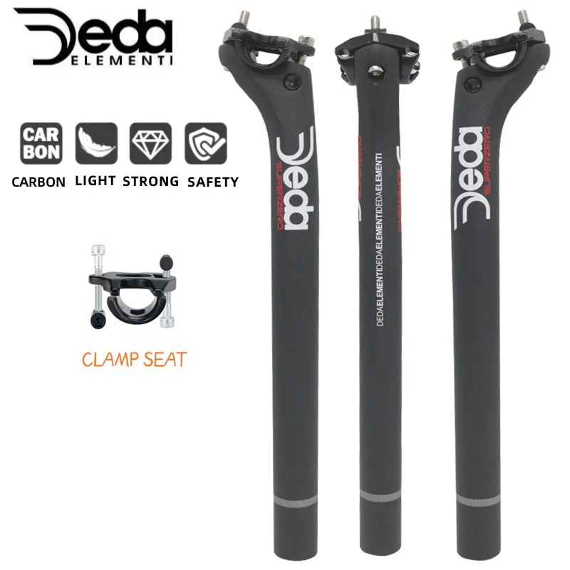 D eda Carbon Seatpost road bike mountain bike bicycle back seat post  offest 20mm 27.2/30.8/31.6mm  400mm bike parts