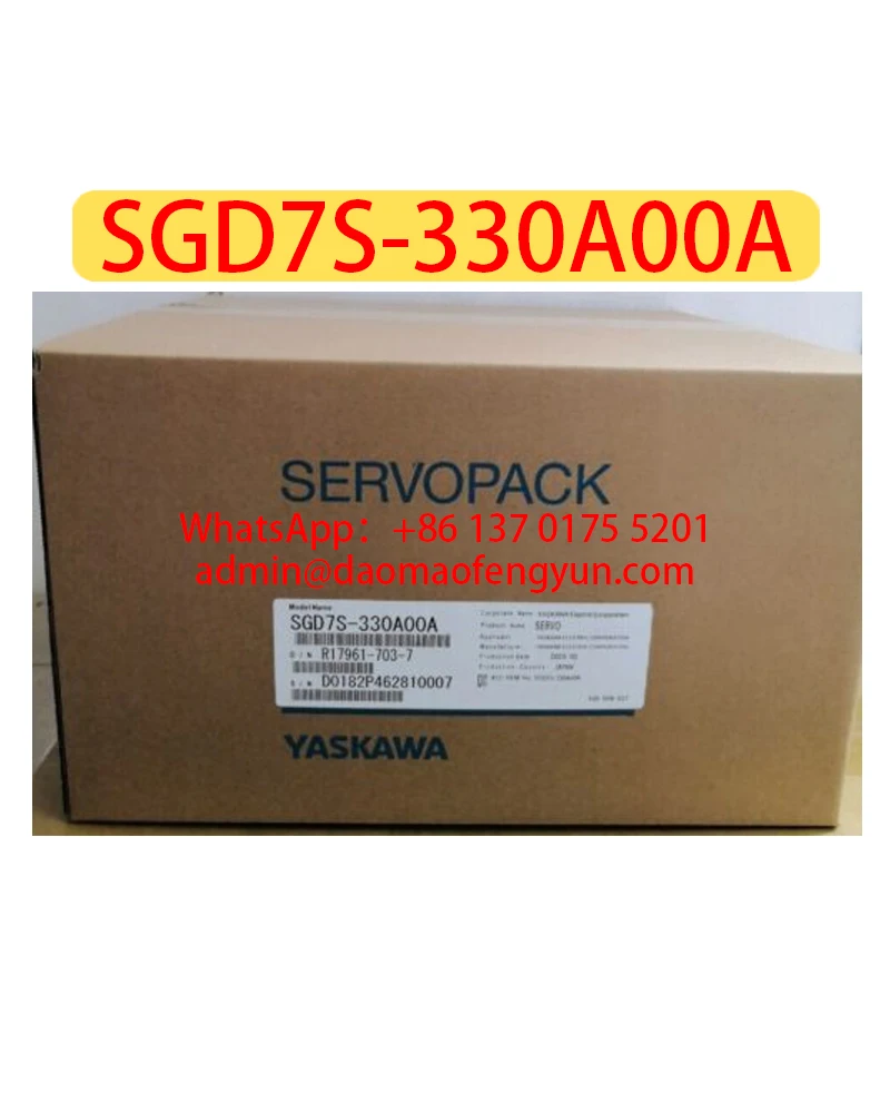 

Brand New SGD7S-330A00A Servo Drive SGD7S 330A00A，Fast shipping
