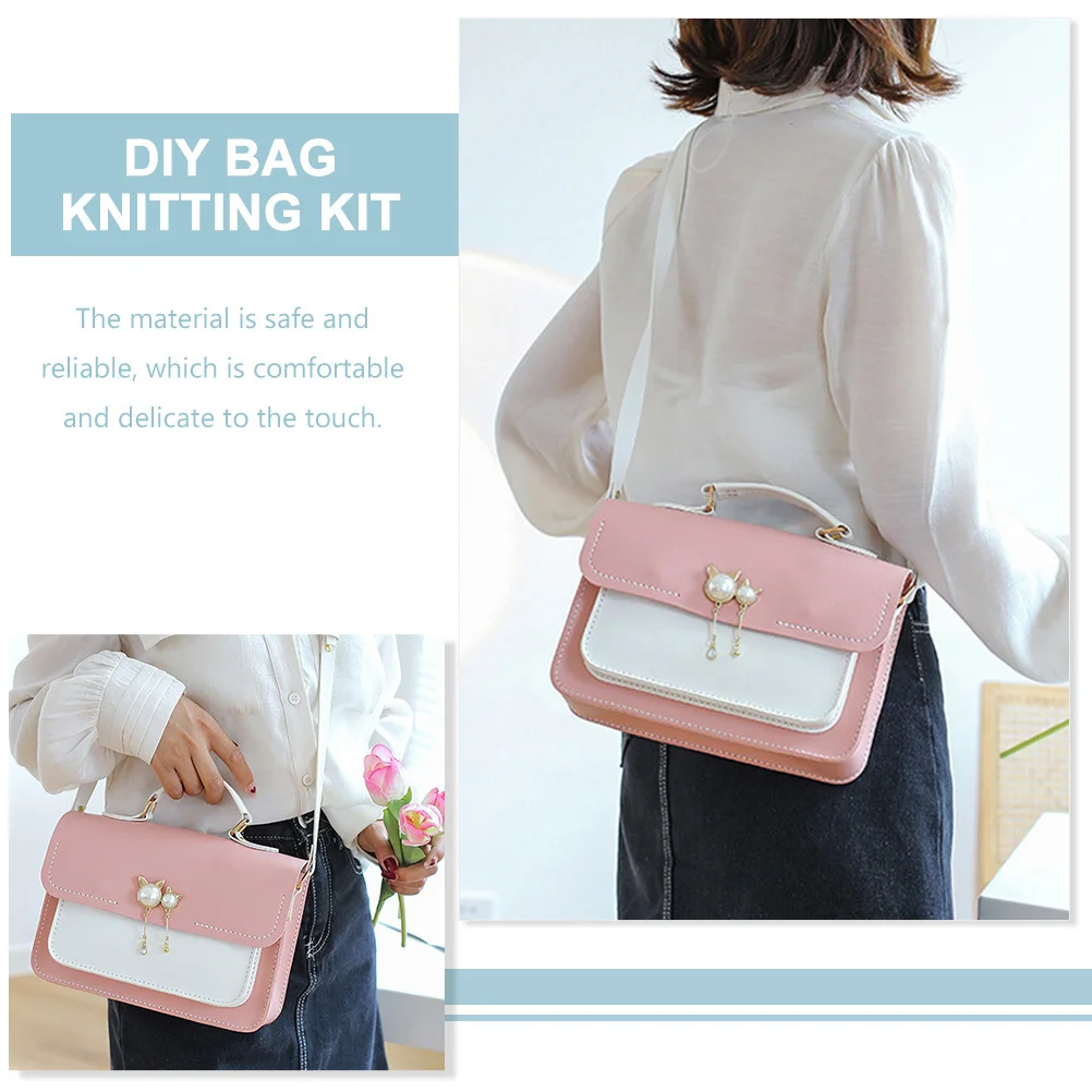 

DIY Bag Making Kit PU Handbag Craft Set for Gift DIY Accessories Handmade Birthday Present PU Bag Making Kit