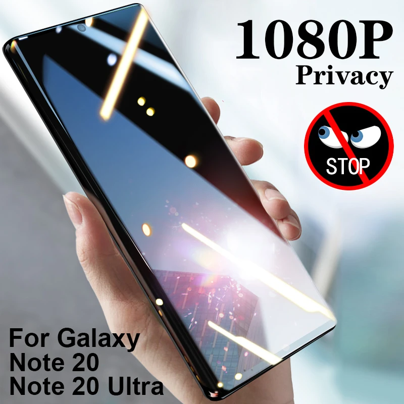 Full Cover Privacy Anti-Spy Tempered Glass for Samsung Note 20 Ultra Screen Protector for Galaxy Note 20 Ultra Front Film Case