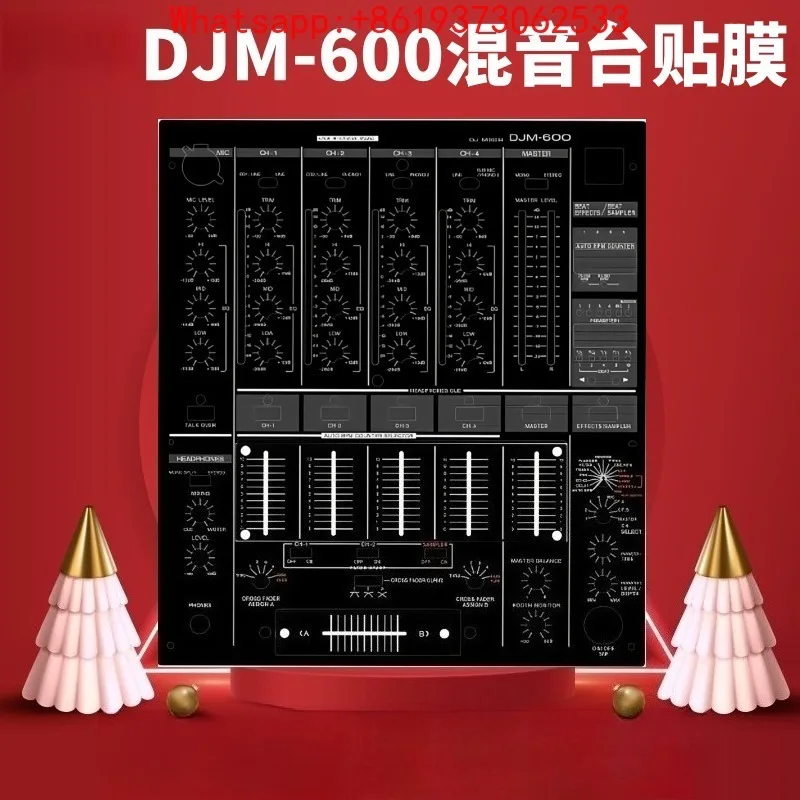 

Applicable to DJM600 Mixer Panel PC Sticker Film Black and Pearl White