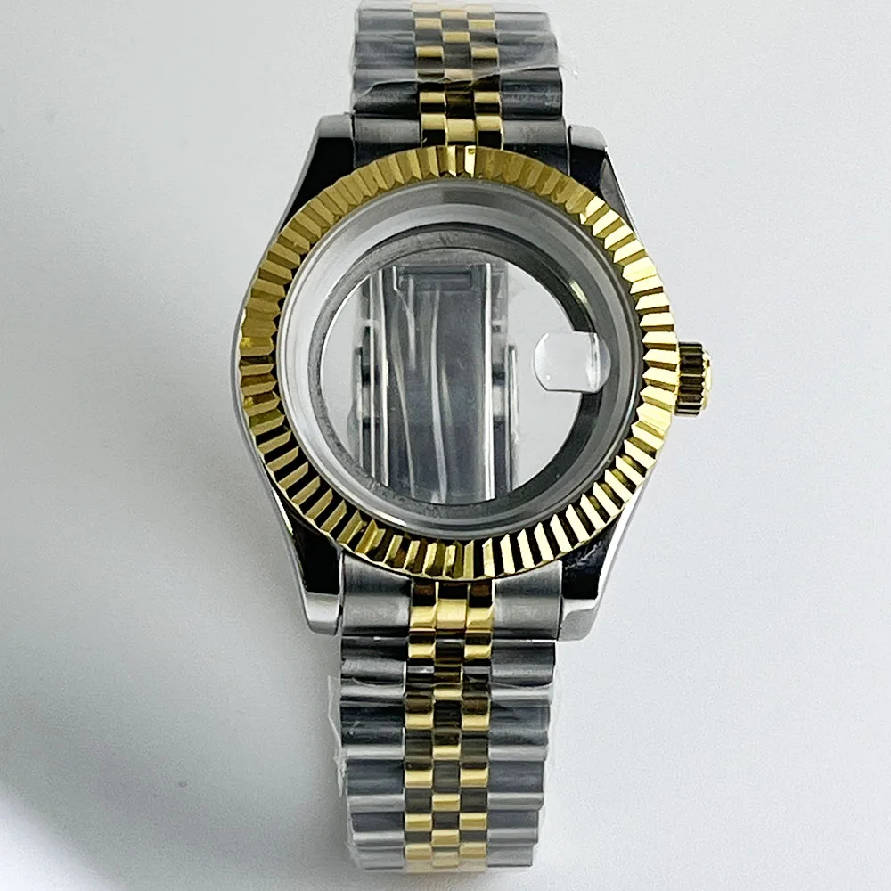 NH35 Case 40mm case NH35 Replacement parts Installed NH34 Miyota 8215 dial hands sapphire glass 3-point window