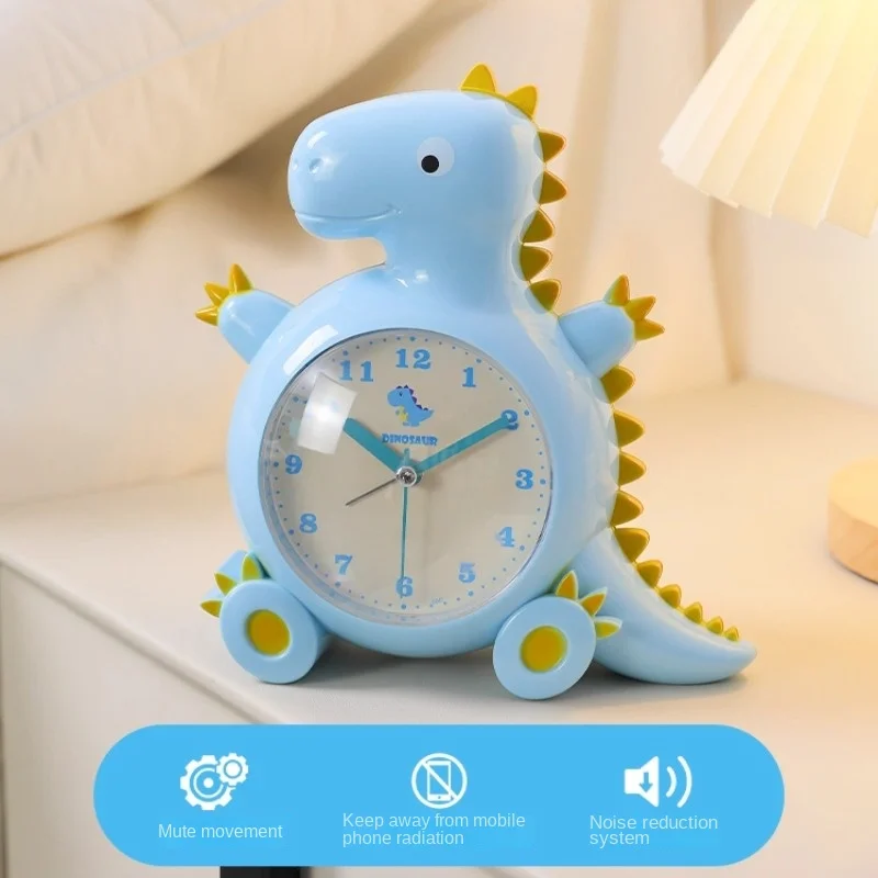 Creative Talking Dinosaur Alarm Cute Mini Clock Led Digital Desk Table Clocks  Decrotion Gifts Needle Stopwatch Home Decoration