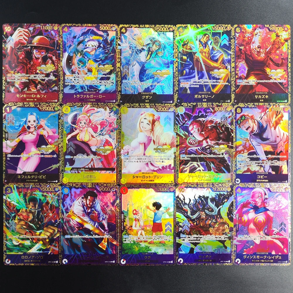

Diy Self Made One Piece Luffy Championship Game Collection Card Refraction Color Flash Opcg Roronoa Zoro Anime Cards Gift Toys