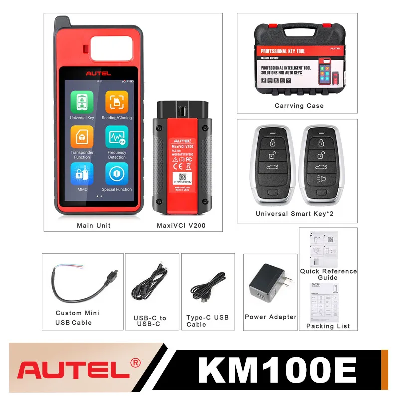 

Autel MaxiIM KM100E Универсальный генератор ключей для автомобилей с функцией IMMO, бесплатные онлайн-обновления на всю жизнь