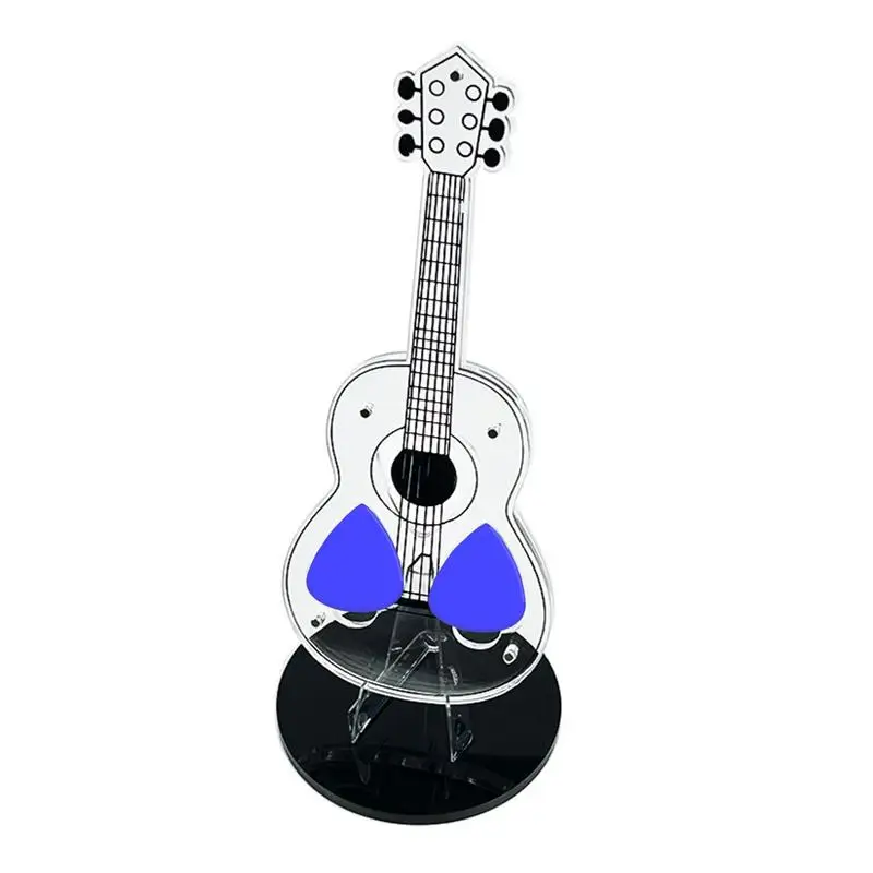 Pick Holder For Guitar Acrylic Display Frame Guitar Pick Stand Holder Pick Stand Decorative Compact Collectible Guitar Pick