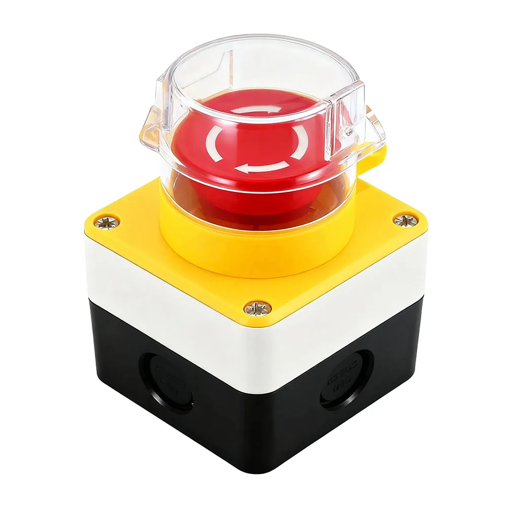 Button Switch Control Box with For Durable Waterproof Connector for Dependable Use in Industrial Outdoor Settings