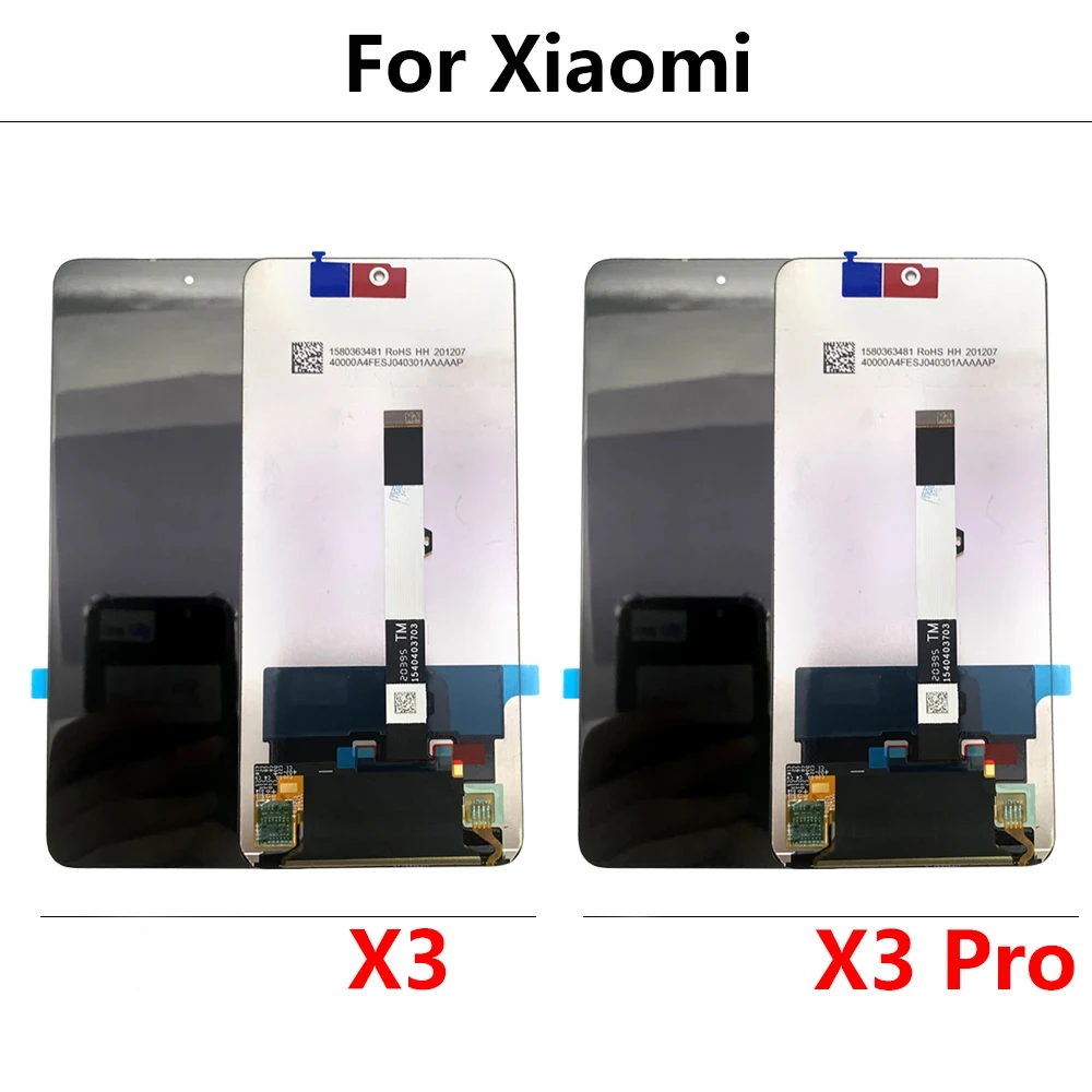 5Pcs，NEW Tested Display For Xiaomi Poco X3 / X3 Pro / X3 GT / F1 LCD Display Touch Screen Digitizer Assembly Replacement Parts