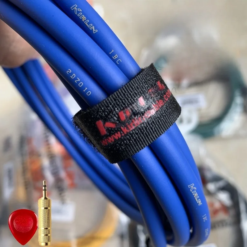 كابل كيرلين لتقليل الضوضاء للآلات الموسيقية، خط للجيتار الكهربائي والباس والطبول ومكبرات الصوت، 3 و6 و0 و5 متر، نواة نحاسية... #5