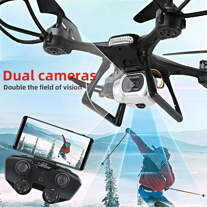 DWI  X5 drone  HD Dual Camera  professional Optical Flow Foldable Helicopter Aircraft  rc fpv Quadcopter Dron Children Toy Gifts