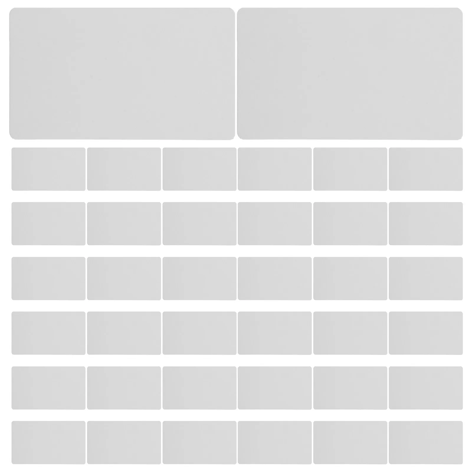 

100Pcs Retro Style Blank Kraft Message Cards Double Sided DIY Wedding Party Place Cards Gift Tags Thank You Notes Greeting Card