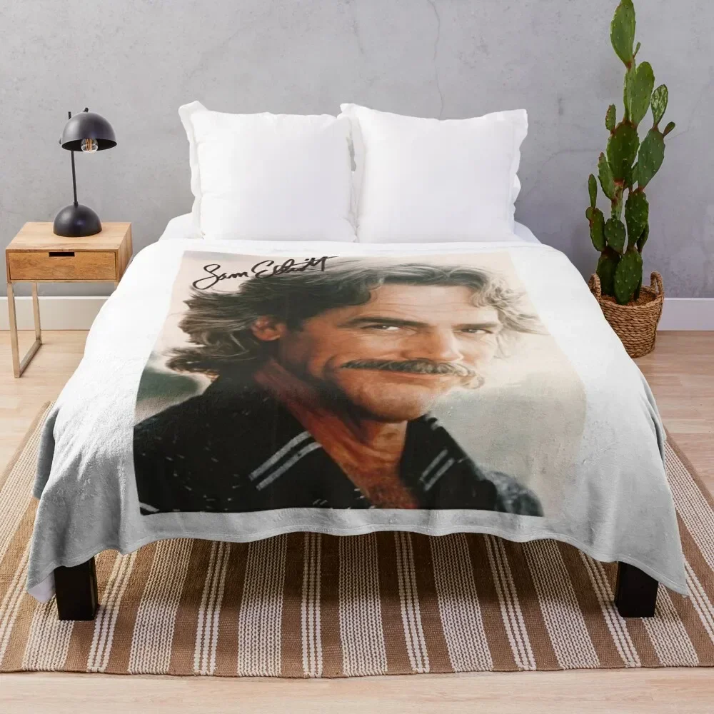 

Sam Elliot Actor Received Many National Awards Golden Globe AcademyGift For Fan Throw Blanket Weighted for sofa Quilt Blankets