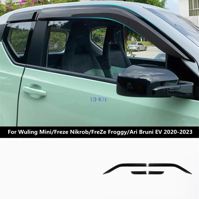 For Wuling Mini/Freze Nikrob/‌FreZe Froggy/Ari Bruni EV 2020-2023 Car Style Side Window Visor Shelter Rain Weather Shield Cover