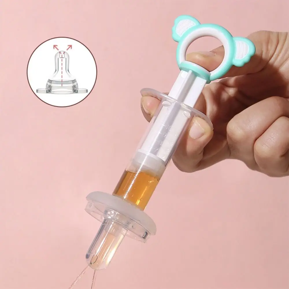 Measuring Cup Feeding Nipple Pacifier Baby Syringe Feeder Baby Medicine Feeder Newborn Feeding Bottle Cartoon Koala Utensils