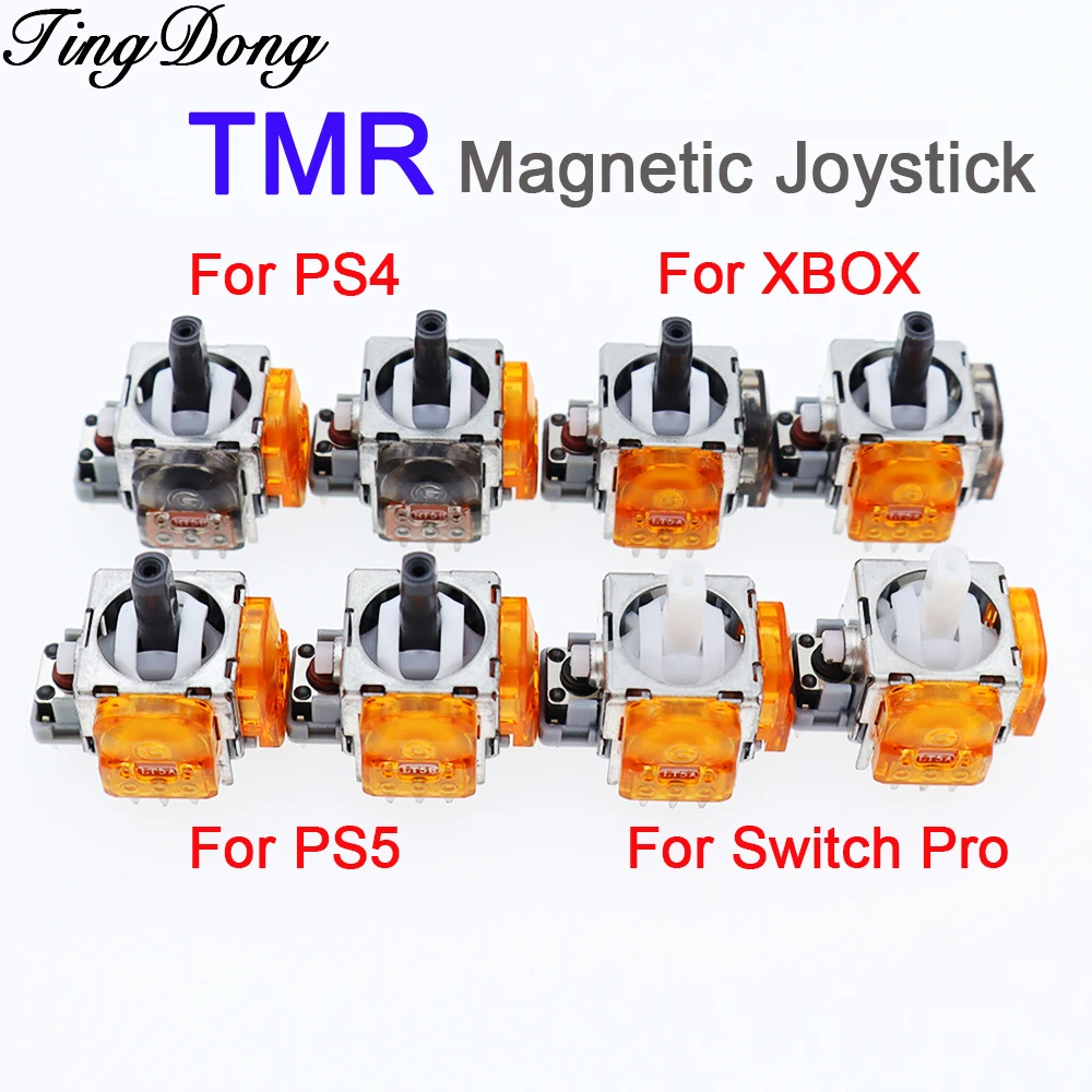 2-10Pcs 3D Analog Stick Replacement TMR Magnetic Joystick for PS5 PS4 Xbox Series S Switch Pro Controller Game Accessories