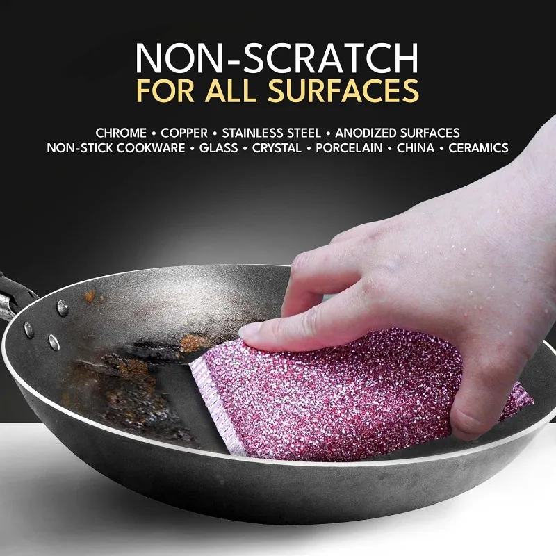 Sponges for Kitchen (30 Pcs Pack)  Best Dish Sponge Scrub Pads for Dishwashing & Washing - Household Scrubber