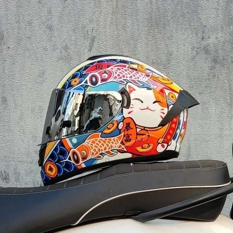 dual-lens Motocross helmet Professional racing dual lens safety helmet, off-road motorcycle full face protector, approved by DOT