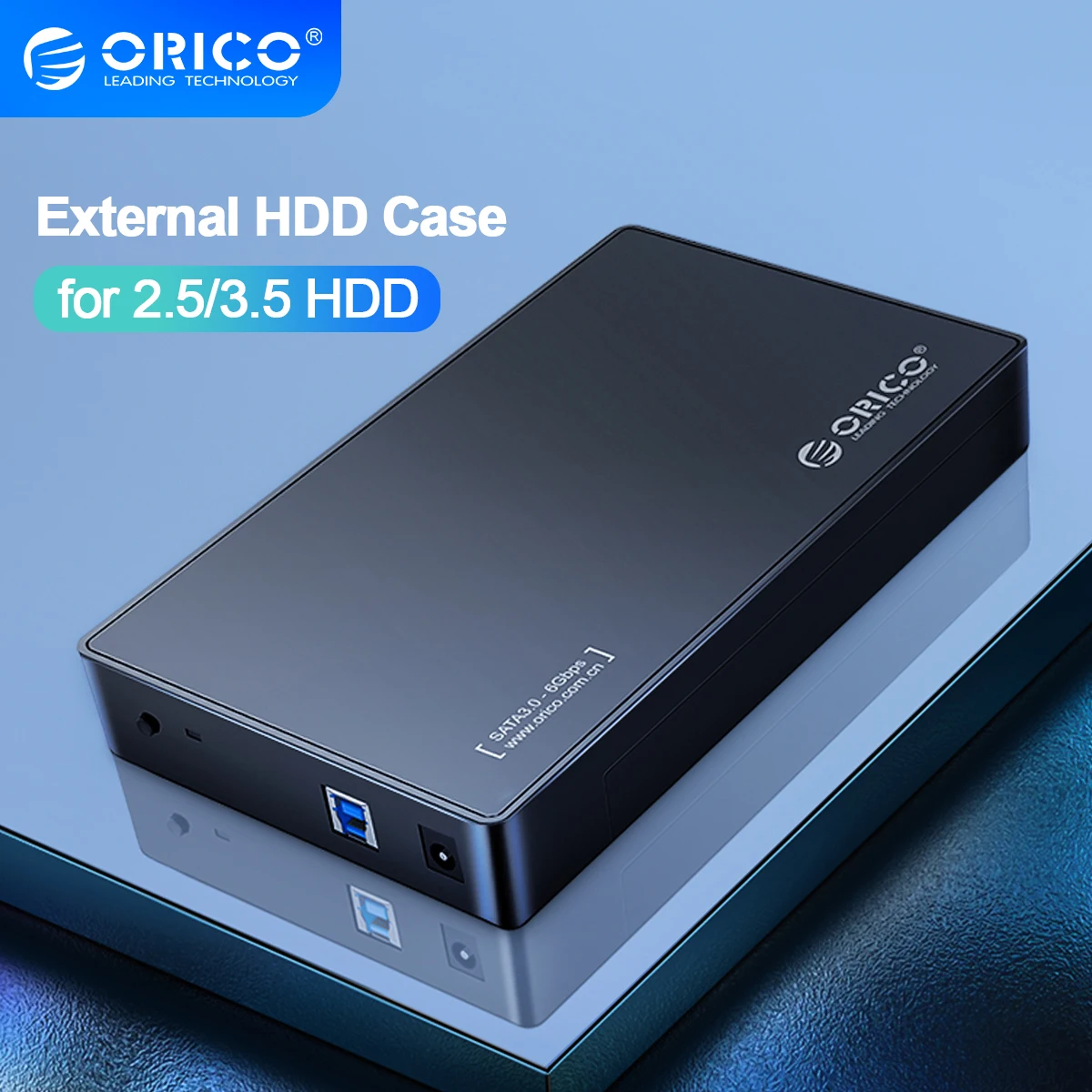 ORICO 3.5 inch HDD Case SATA to USB 3.0 Adapter External Hard Drive Enclosure for 2.5