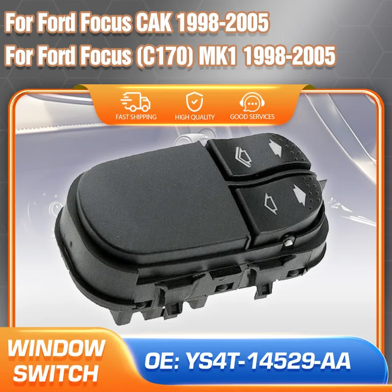 Master Power Window Switch Button For Ford Focus c170 MK1 1998 1999 2002 2000 2001 2003 2004 2005 YS4T14529AA Car Accessories