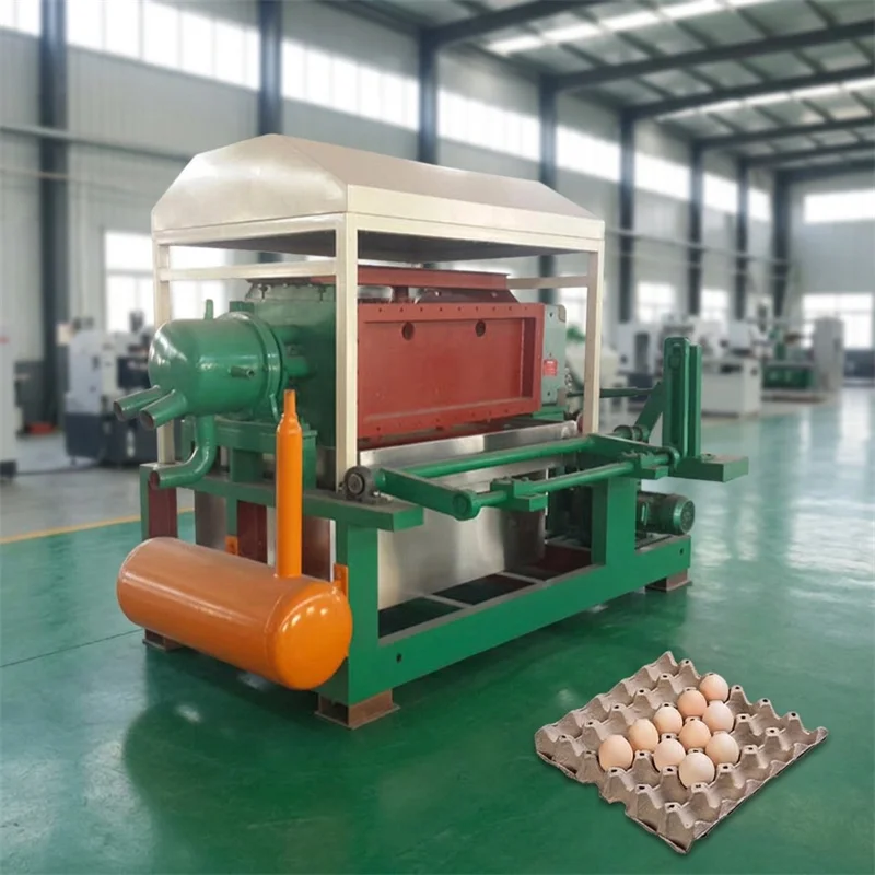 Pulp Tray Machine Plc Egg Tray Machine Automatic Forming Mold and Product Washing Egg Tray Making Machine Production Line Custom