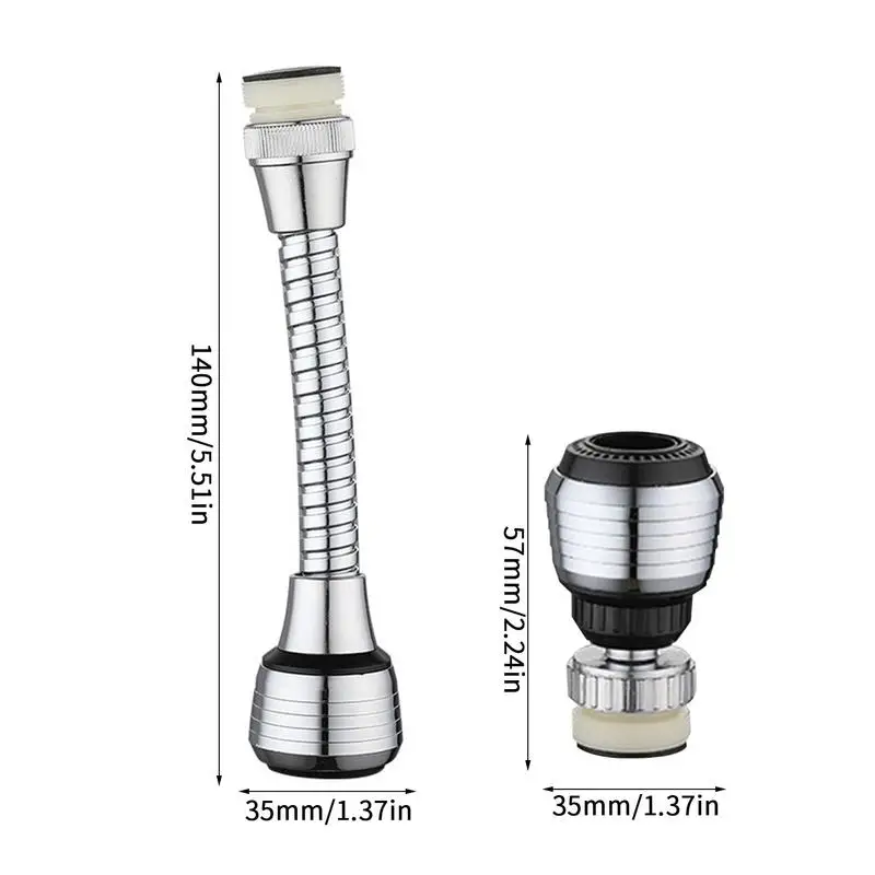 Faucet Extension Tube Faucet Sprayer Extension Device With 360 Degree Rotation Sink Faucet Extender Tap Lengthen Device Faucet