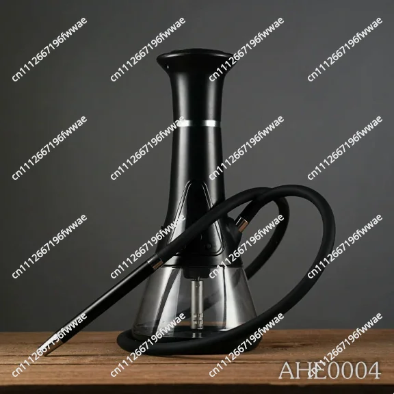 For Deluxe Large 2nd Gen Arab Hookah with Filter, Replaceable Battery & Ceramic Bowl