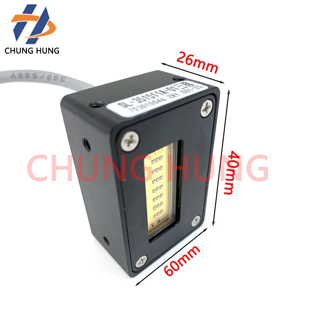 SL-351511A Water-cooled UV LED Curing Lamp Flatbed Inkjet Printer 395nm UV Light for Ricoh G5 G6 Printer Ink Curing and Drying