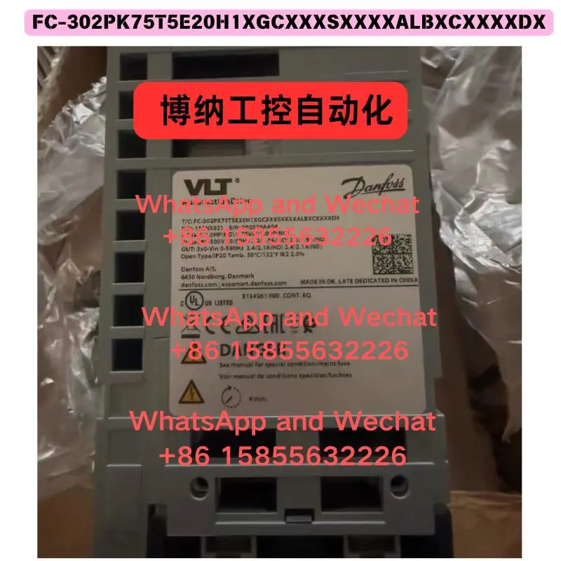 Used OEM disassembled parts FC-302PK75T5E20H1XGCXXXSXXXXALBXCXXXXDX frequency converter Functional test OK Fast Shipping