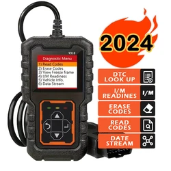 Car OBD2 Scanner Diagnostic Tool Code Reader, Car Voltage Tester Engine Fault Code Scanner, Charging Tester Diagnostic Tool 318