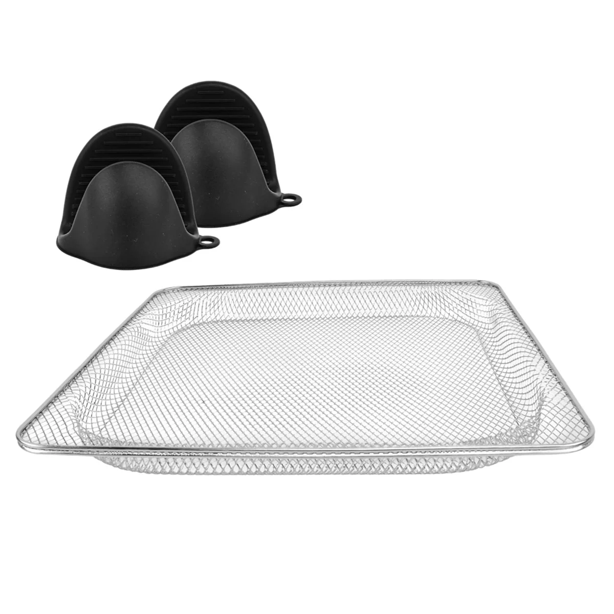 取り外し可能なエアフライヤーバスケットラック,洗える脱水機,忍者メッシュ,foodi sp100