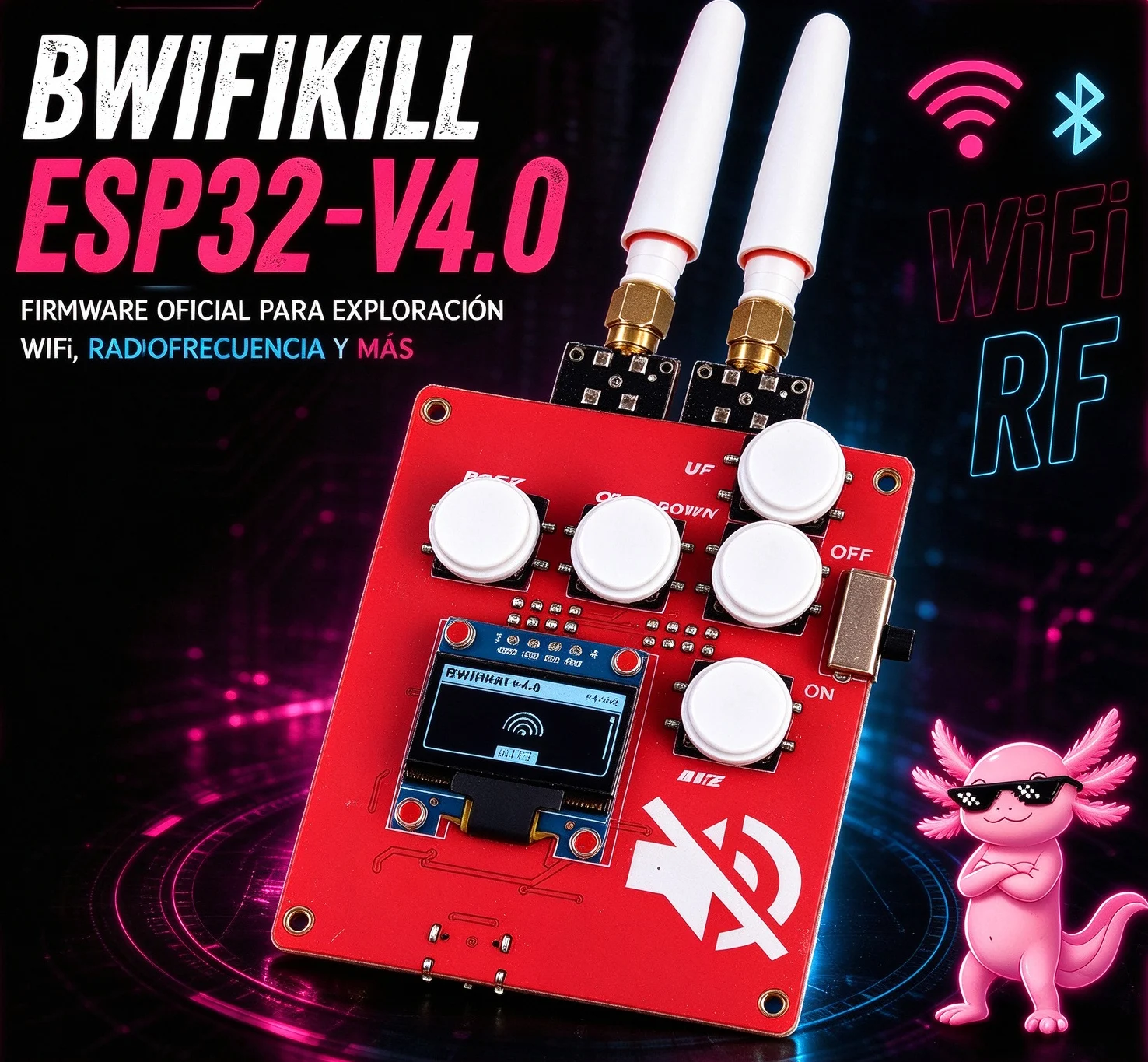 Esp32 Wifi Bluetooth Module - บอร์ดพัฒนา WiFi รุ่นใหม่ BWIFIKILL ESP32 V4.0