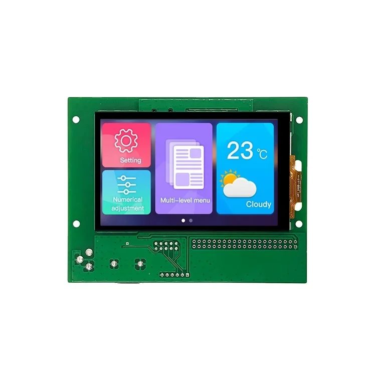 

2026 4-дюймовый IPS TFT LCD дисплей с разрешением 800*480 пикселей, 262K цветов, совместимый с STM32, сенсорная панель HMI
