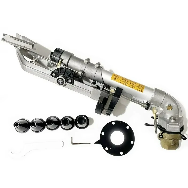 2-Inch Female Thread Flange Connection 60m Radius Irrigation Sprinkler Gun with 360 Gear Drive for Long-Distance Big Coverage