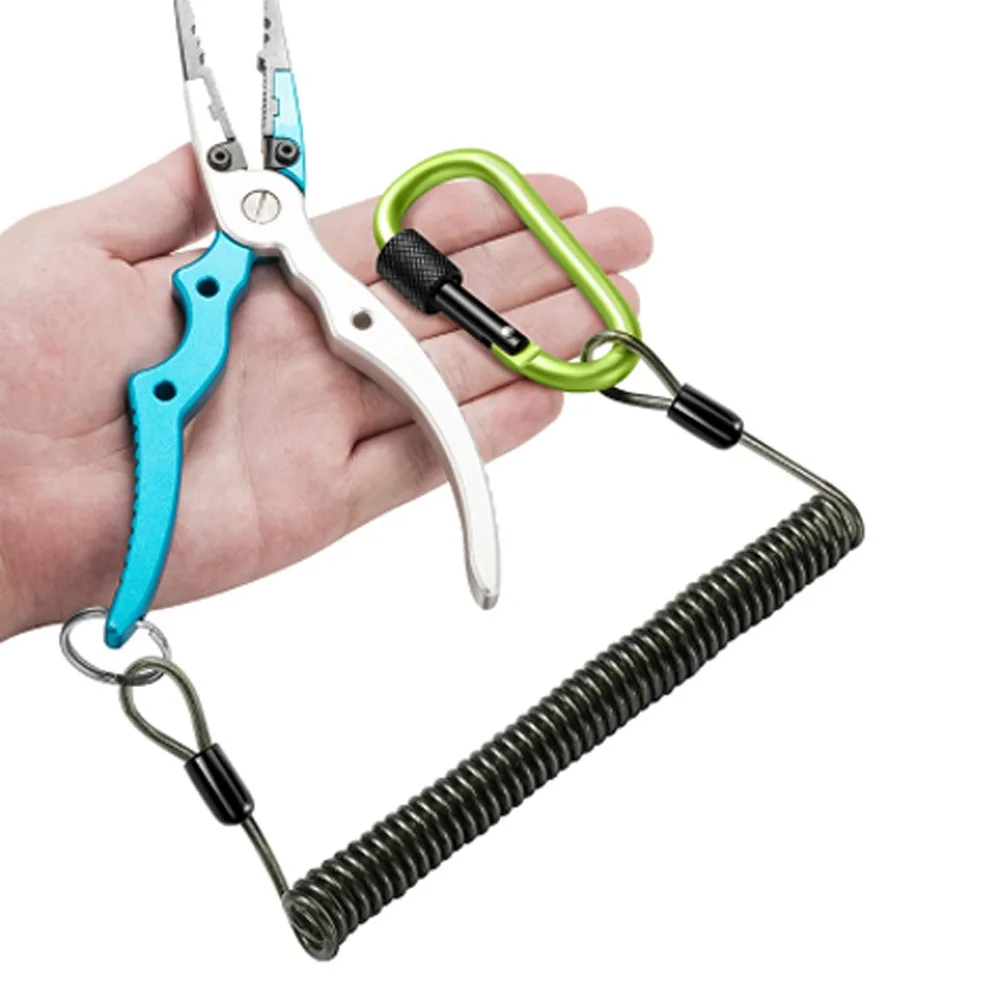 

Anti Loss Fishing Missed Rope Retention Elastic Coil Retention Fishing Rope Durable Flexible Climbing Buckle Rope Fishing