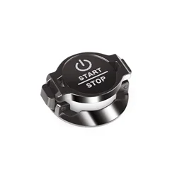 Car One click start engine ignition switch button protective cover motorcycle key cover ignition decorative ring car accessories