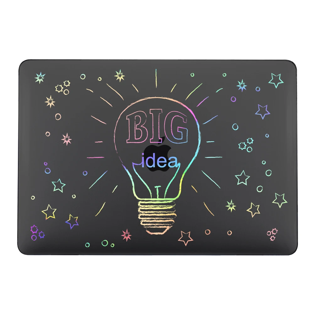 Colorful Laser Laptop Case for Macbook Pro 14 16 M1 M2 M3 M4 Air 13.6 15.3 inch A3114 A3113 A2338 A2337 A2681 Protective Cover