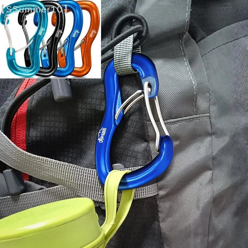 【SSummer10】Outdoor Hammock Double Locking Buckle - Multifunctional Aluminum Alloy Quick Hanging Camping Accessory【SS】