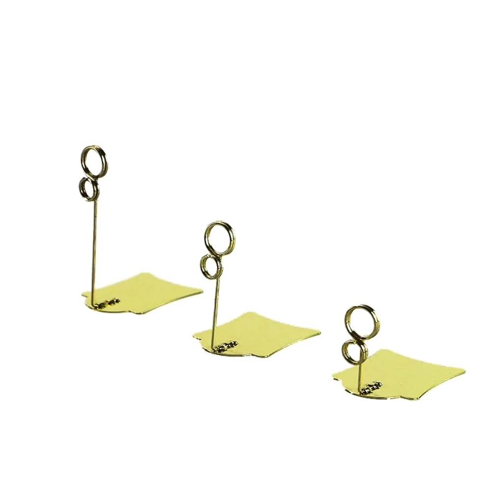 Pop Metal Price Tag Display Stand Rack Label Holder Clip Desk Sign Clip Merchandise Name Card Holder Photo Memo Clip