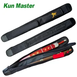 1.1m martial art case tai chi sword bag equipment  weapons case bag shoulder bag kendo katana with strap handle hold 2 sword