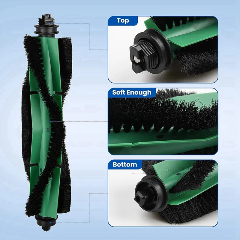 Für Irobot Roomba Combo Essential Robot Y0140 Y01420 Q0120 Q0110, Hauptseitenbürste Hepa-Filter-Zubehör-Set