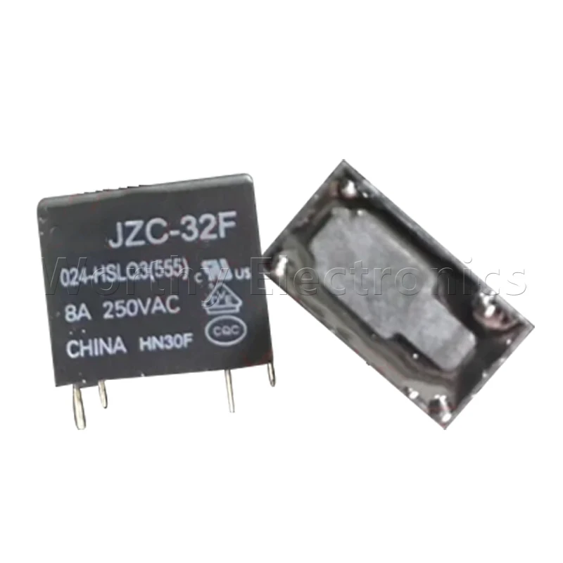 Free shipping 10pcs/lot relay 24VDC 8A 4PIN JZC-32F-024-HSLQ3(555)