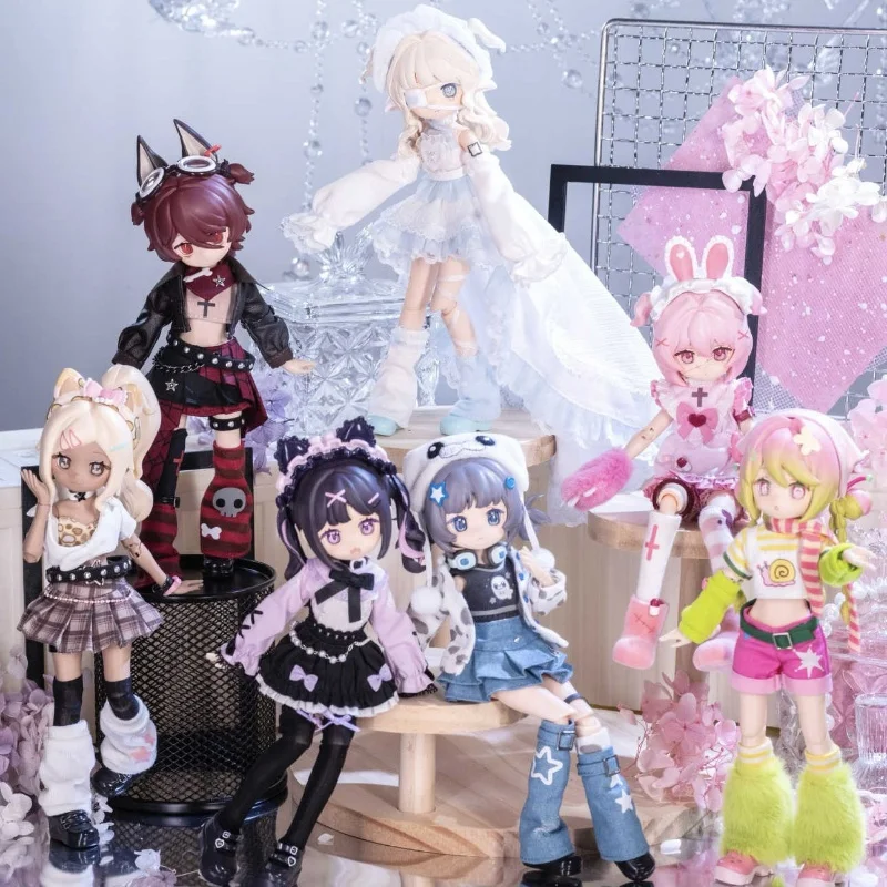 Autentyczna wolność Advocates Elektroniczny uroczy zwierzak Bjd Blind Box 12-punktowa ruchoma lalka Zabawka Figurka Figurka Lalka Zabawka Prezent