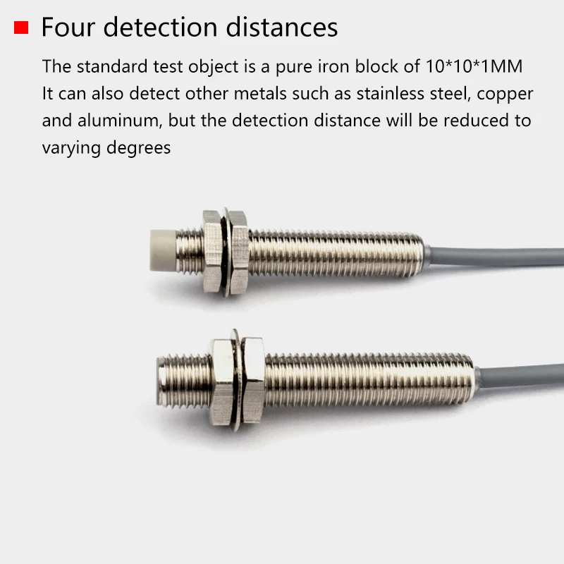 Proximity switch two-wire M8 DC 24V DC12V 8mm diameter metal induction switch sensor