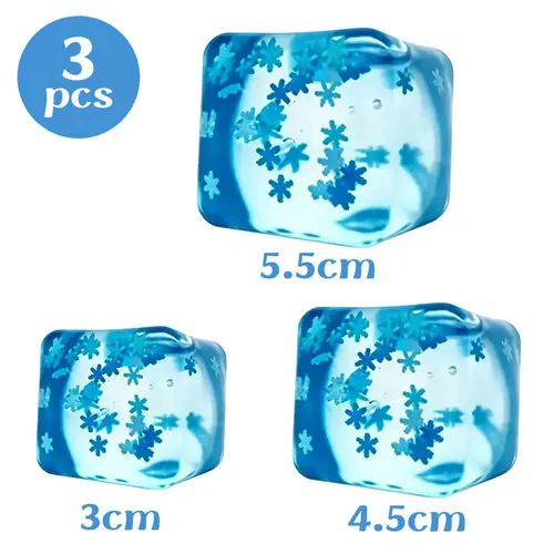 Snowflake Ice Cube Anti-stress Squishy Slow Rebound Squeeze Toy_voghion.com